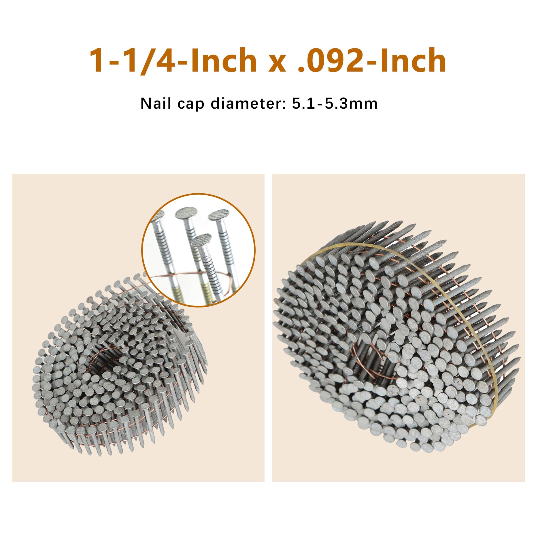 Siding Nails - 3600 Count, Hot Dipped Galvanized -3