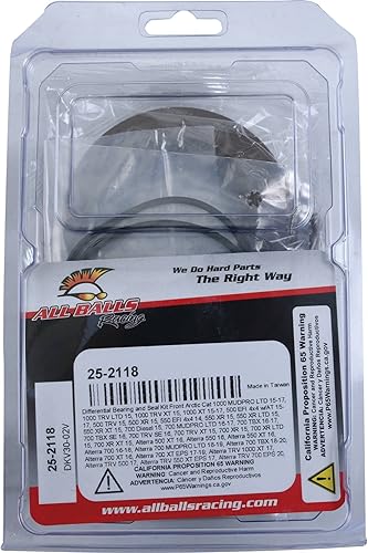 Miniatura 4 de All Balls Kit diferencial (25-2118) para Arctic Cat Wildcat 1000 2014 2015, Wildcat 1000 Late build 2013, Wildcat 4 2013 2014, Wildcat 4 LTD 2014,