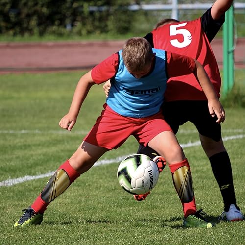 Miniatura 7 de Espinilleras de fútbol para niños y jóvenes, protección de espinilleras para niños y jóvenes de 3 a 15 años