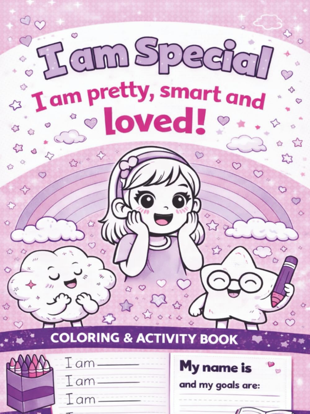 I Am Special: A Premium Positive Affirmations Coloring & Activity Book to Help Young Girls Build Confidence, Self-Love, and Big Dreams