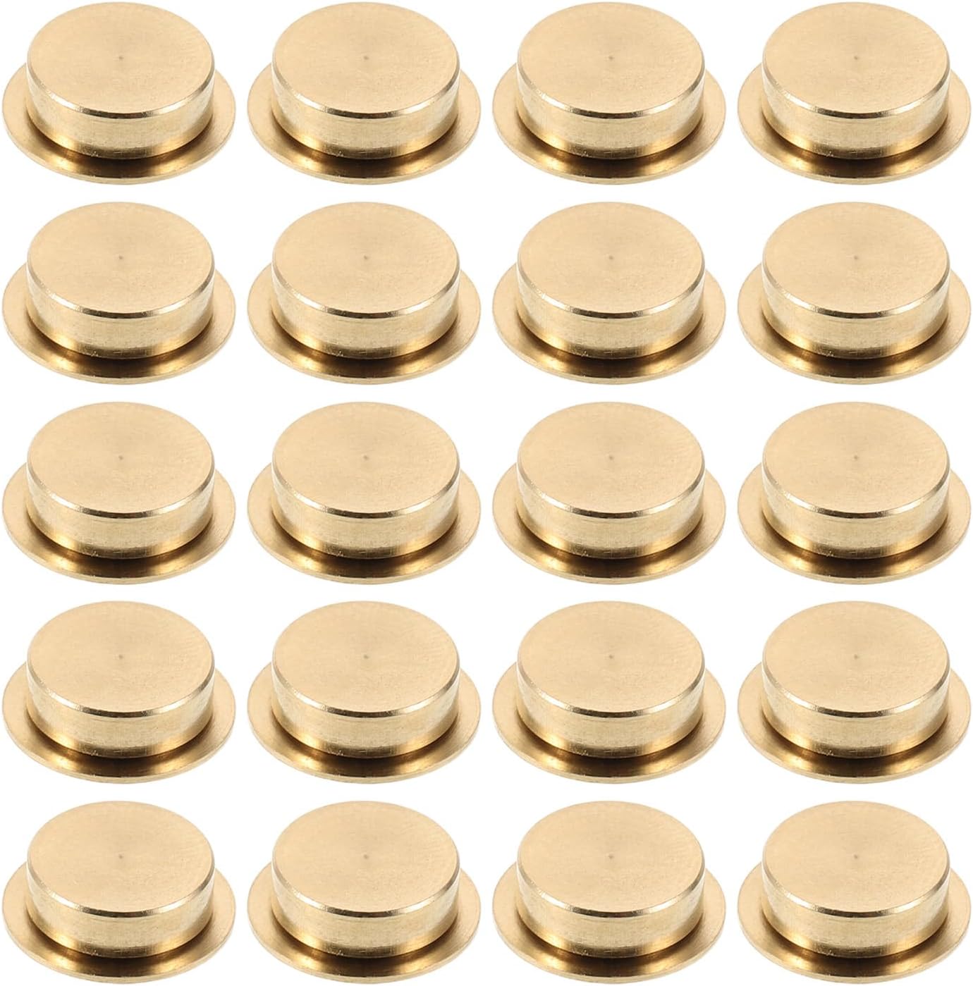 iplusmile 20pcs Metal Nail Art Spinner Shaft Bearing 8x10x2.8mm Copper High-speed Rotating Nail Bearings for DIY Crafting Jewelry Accessories