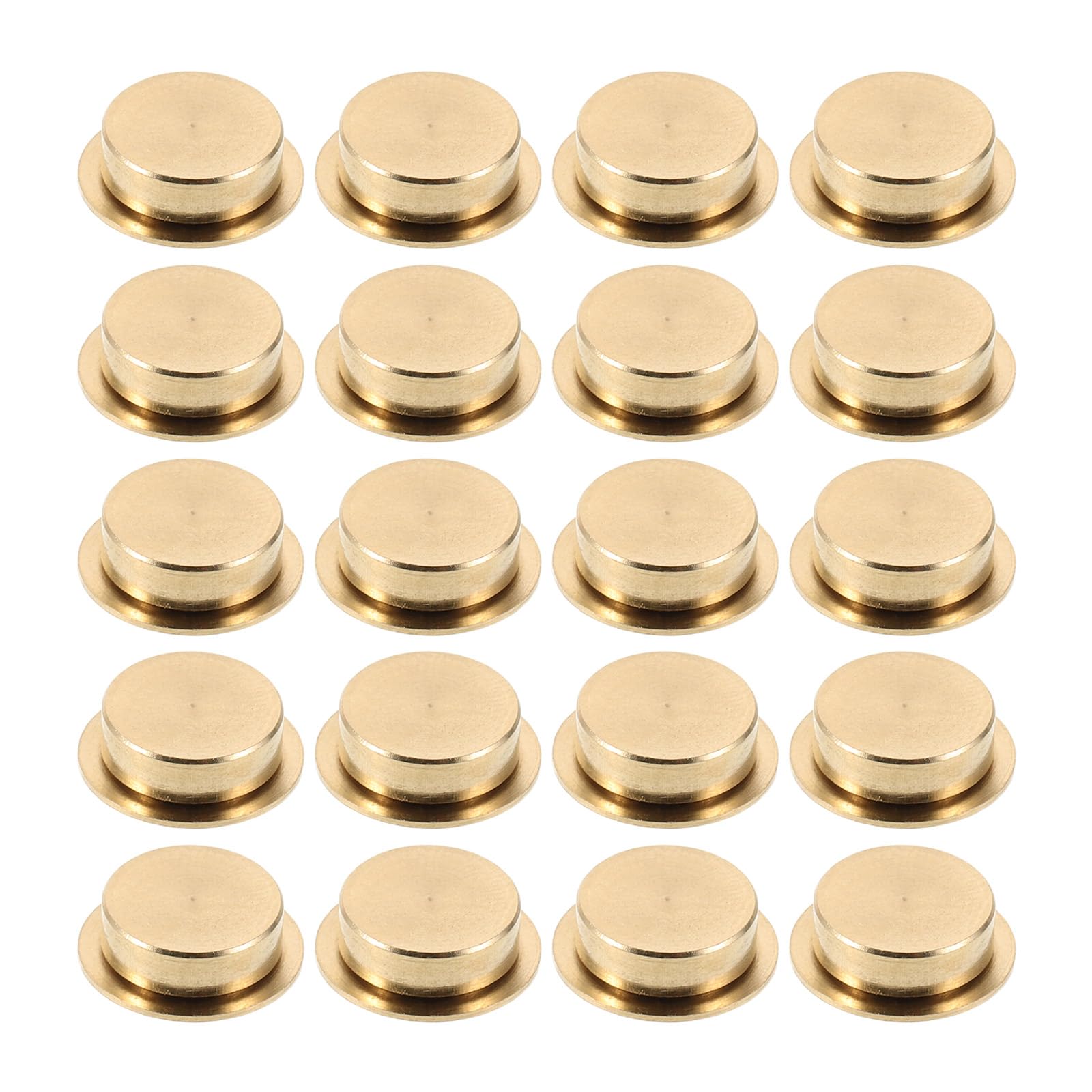 iplusmile 20pcs Metal Nail Art Spinner Shaft Bearing 8x10x2.8mm Copper High-speed Rotating Nail Bearings for DIY Crafting Jewelry Accessories