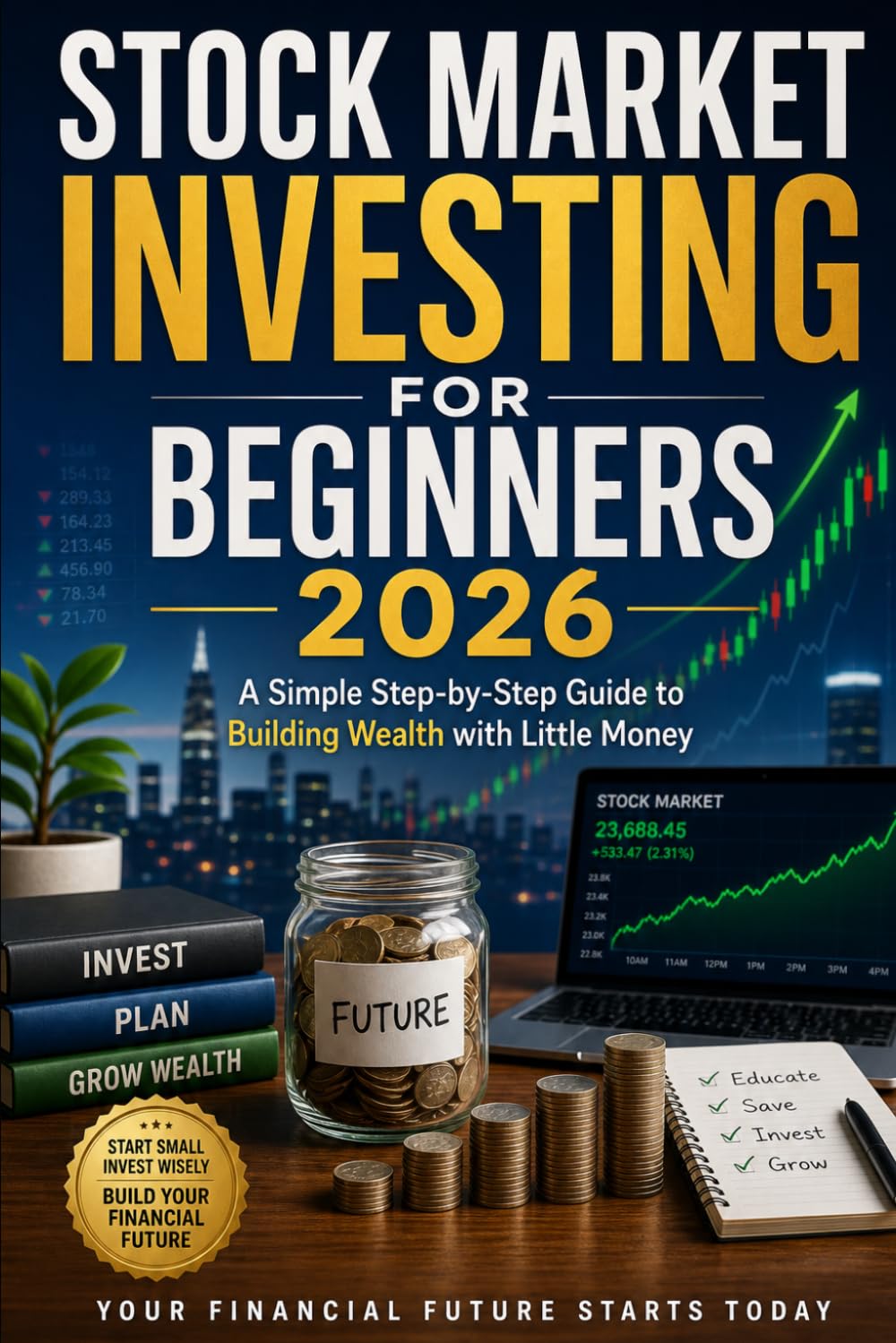 Stock Market Investing for Beginners 2026: A Simple Step-by-Step Guide to Building Wealth with Little Money