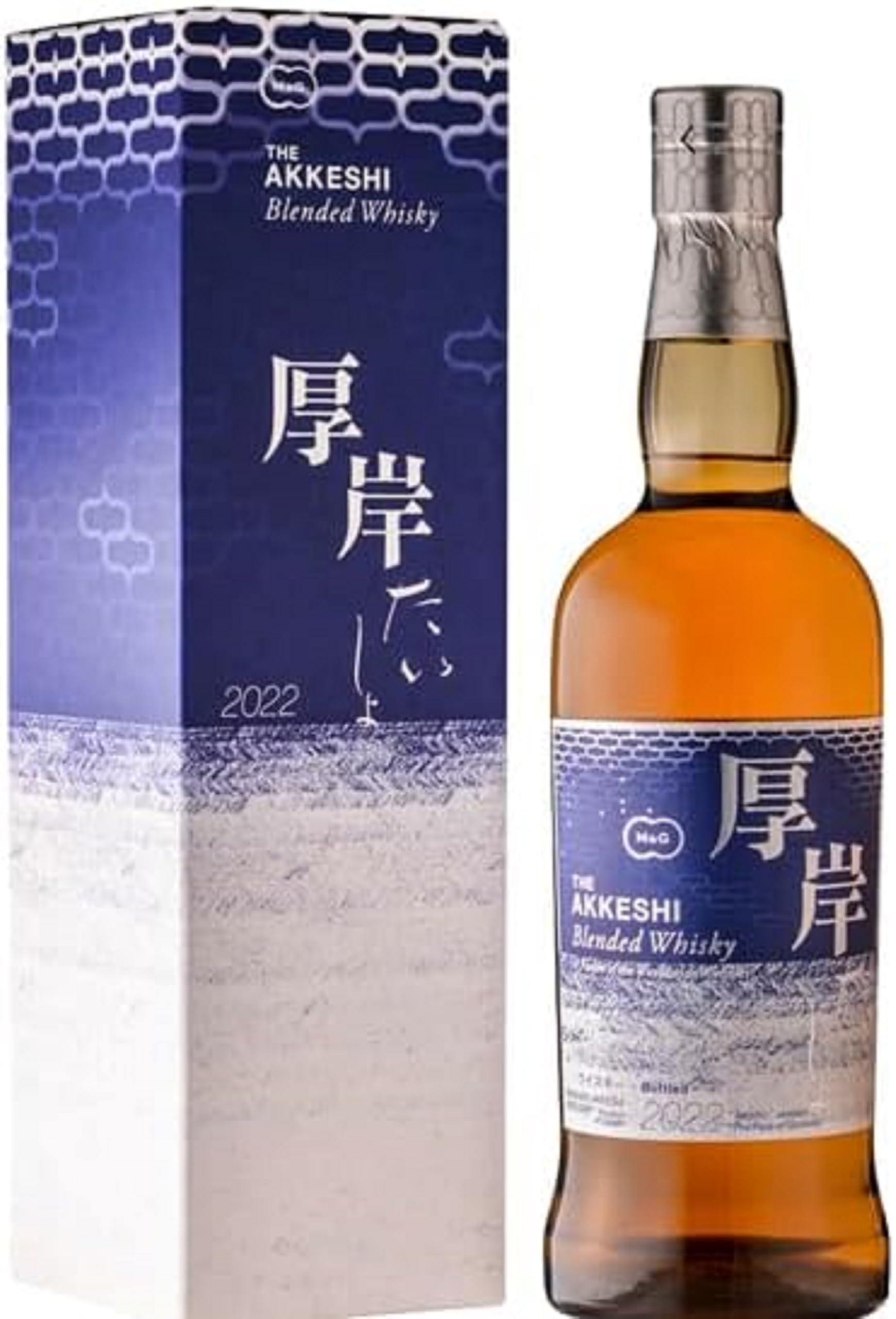Amazon.co.jp: 厚岸 ブレンデッドウイスキー 大暑 2022 700ml 箱付