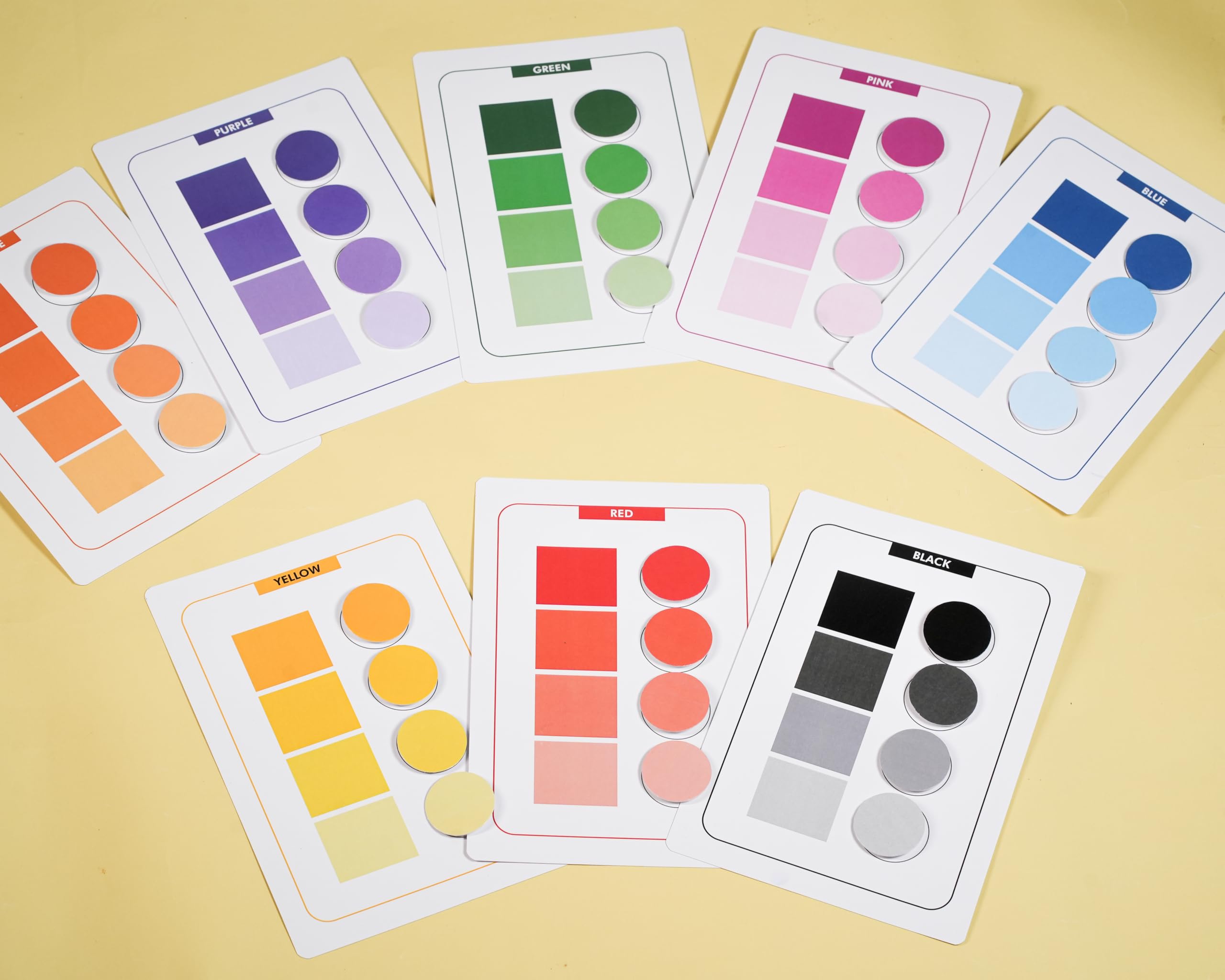 Interactive Color Gradation Sheets for Kids - 8 Sheets | Enhance Visual Perception and Critical Thinking | Ideal for Preschool, Home Schooling & Early Education (B0CDM67WDM) Amazon Price History, Amazon Price Tracker