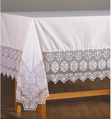 Christian Brands Frontal de altar de encaje IHS