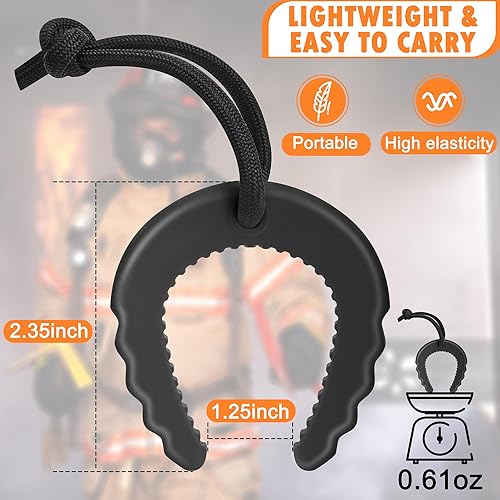 Miniatura 2 de Crosize Paquete de 4 topes de puerta para primeros auxilios, atasco de puerta para policía, servicios médicos de emergencia, tapones de puerta