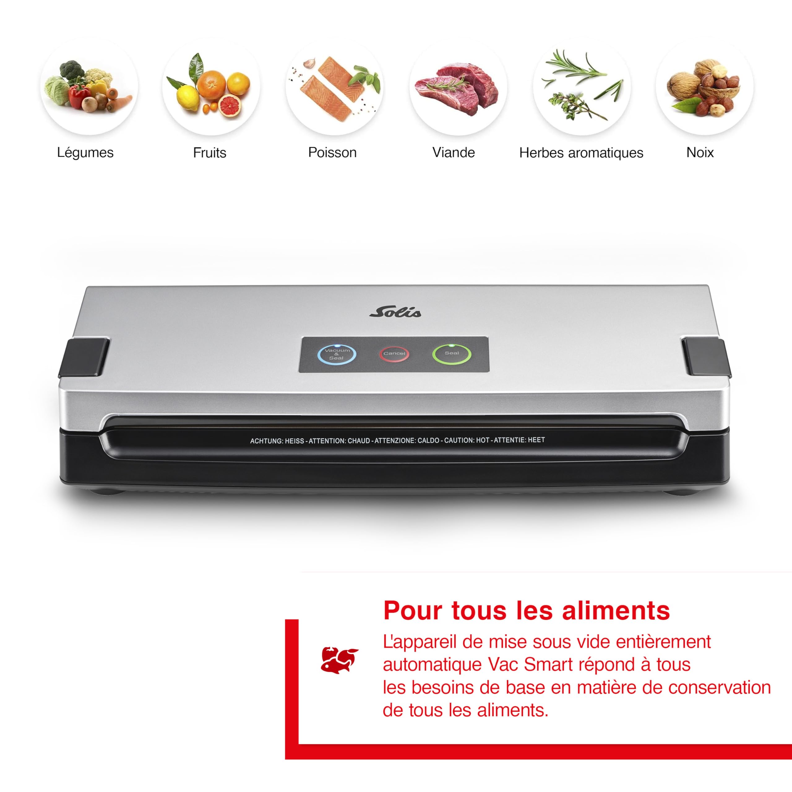 Solis appareil de mise sous vide Vac Smart