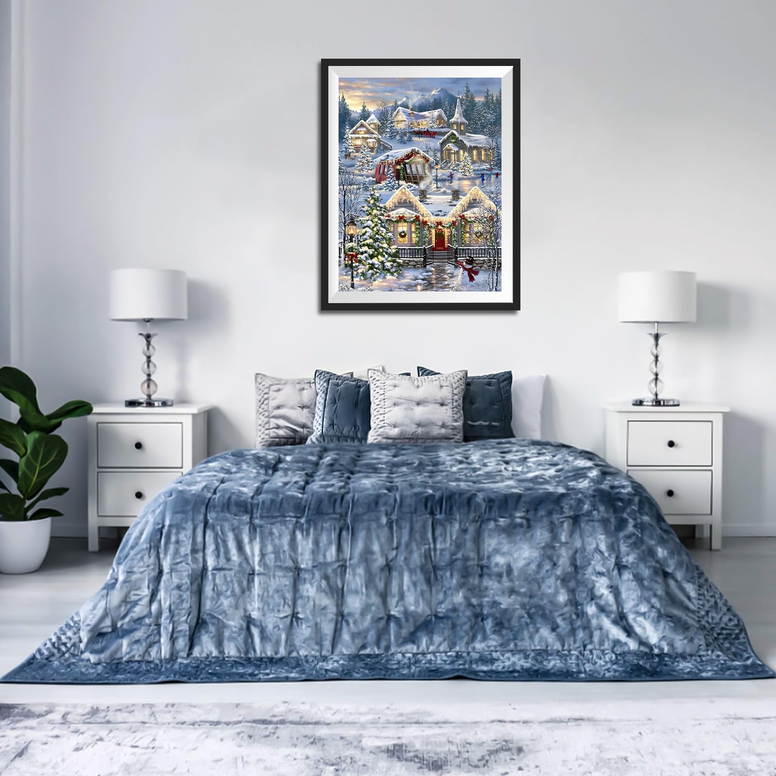 Mupmod 6 Pack Landschaft Diamond Painting Erwachsene - DIY Diamantmalerei Set 30x40cm