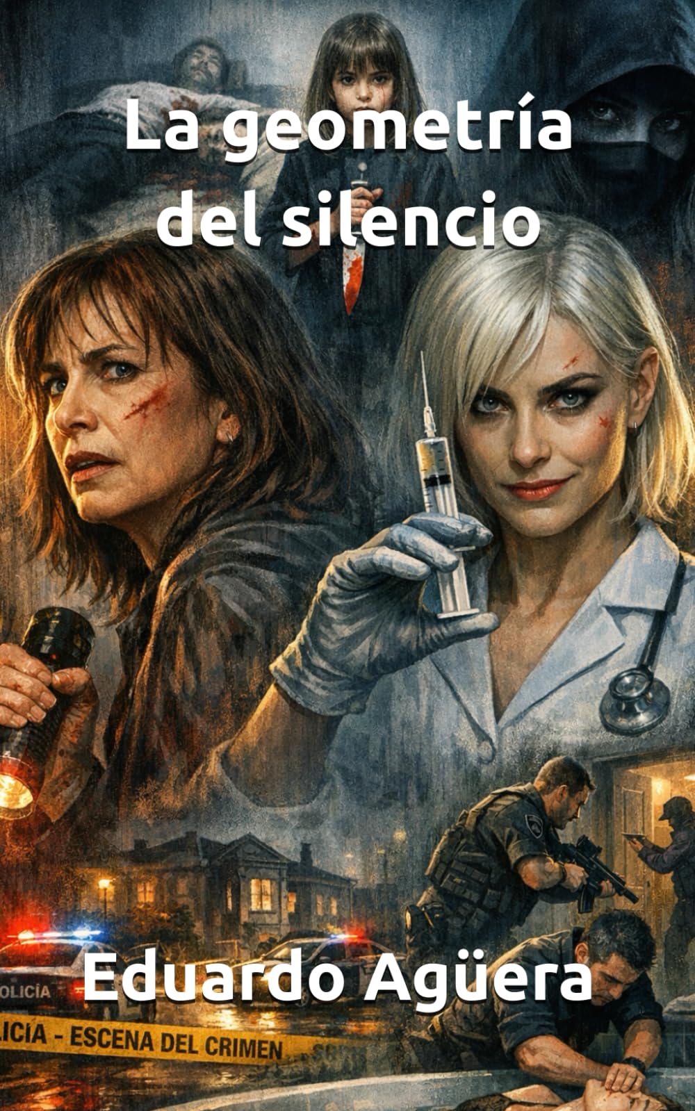 La geometría del silencio: El thriller más terrorífico. Un asesino se pasea por la ciudad. Novela suspenso, thriller, intriga. (Novelas apasionantes)