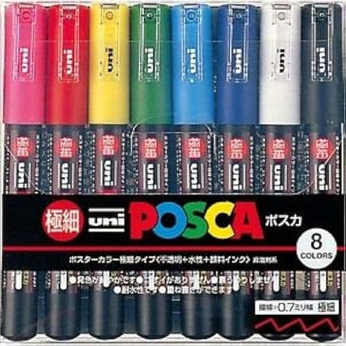 Miniatura 4 de 8-Colour Paint Marker Set, PC-1M Extra Fine