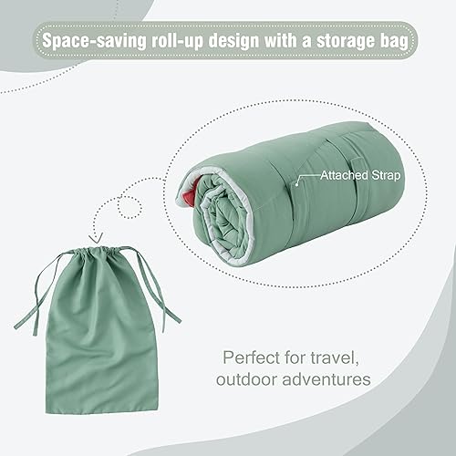 Miniatura 8 de Spirich Tapete de juego para bebé, tapete de gimnasio para bebés con 9 juguetes sensoriales para habilidades motoras y desarrollo sensorial, regalo