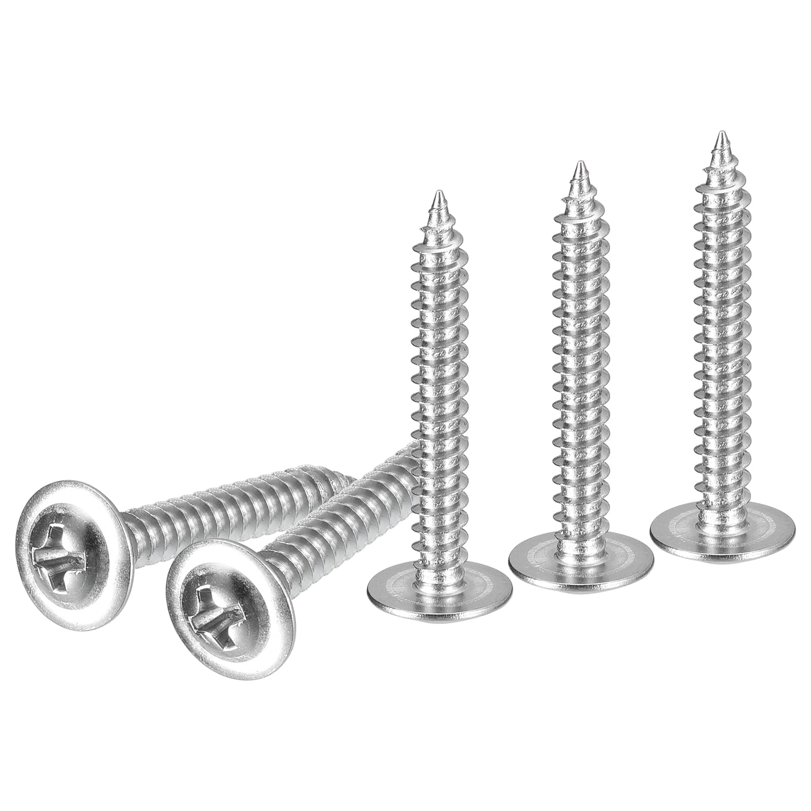 DTGN #8x1-1/4 Sheet Metal Screws, 200 Pack, for Wood Furniture