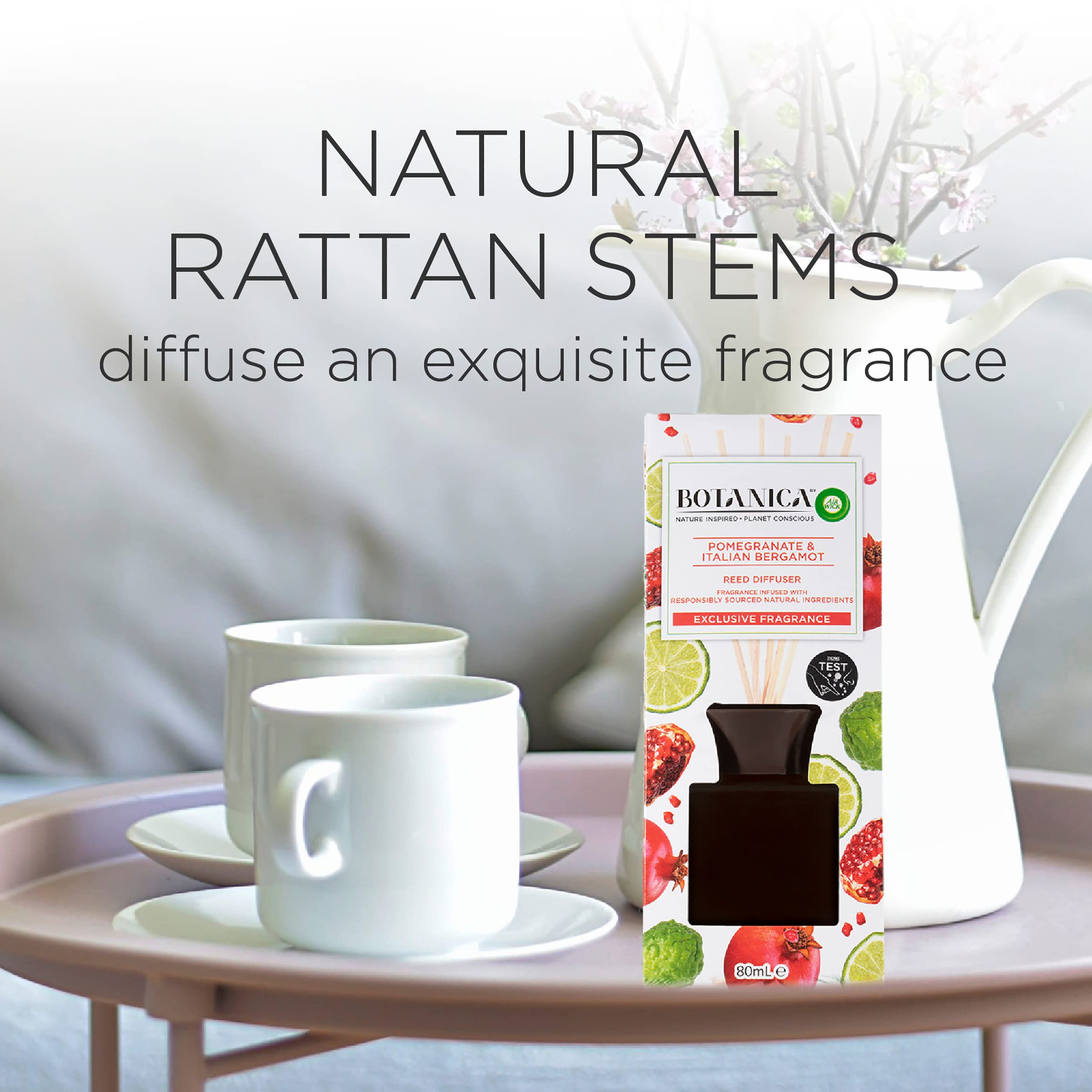 Botanica By Air Wick Fragrance Spray - Moroccan Mint & Pink Grapefruit - Sustainably Made With
