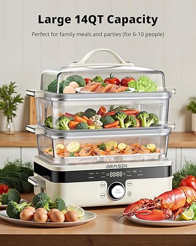 Vista 4 de AIRMSEN Estante de vapor para TL-1230 Vaporizador eléctrico de vidrio para cocinar