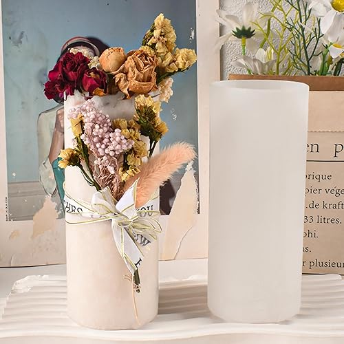 Miniatura 5 de Moldes cilíndricos de silicona para velas en espiral, moldes de fundición de resina de silicona para velas, resina y suministros de manualidades de