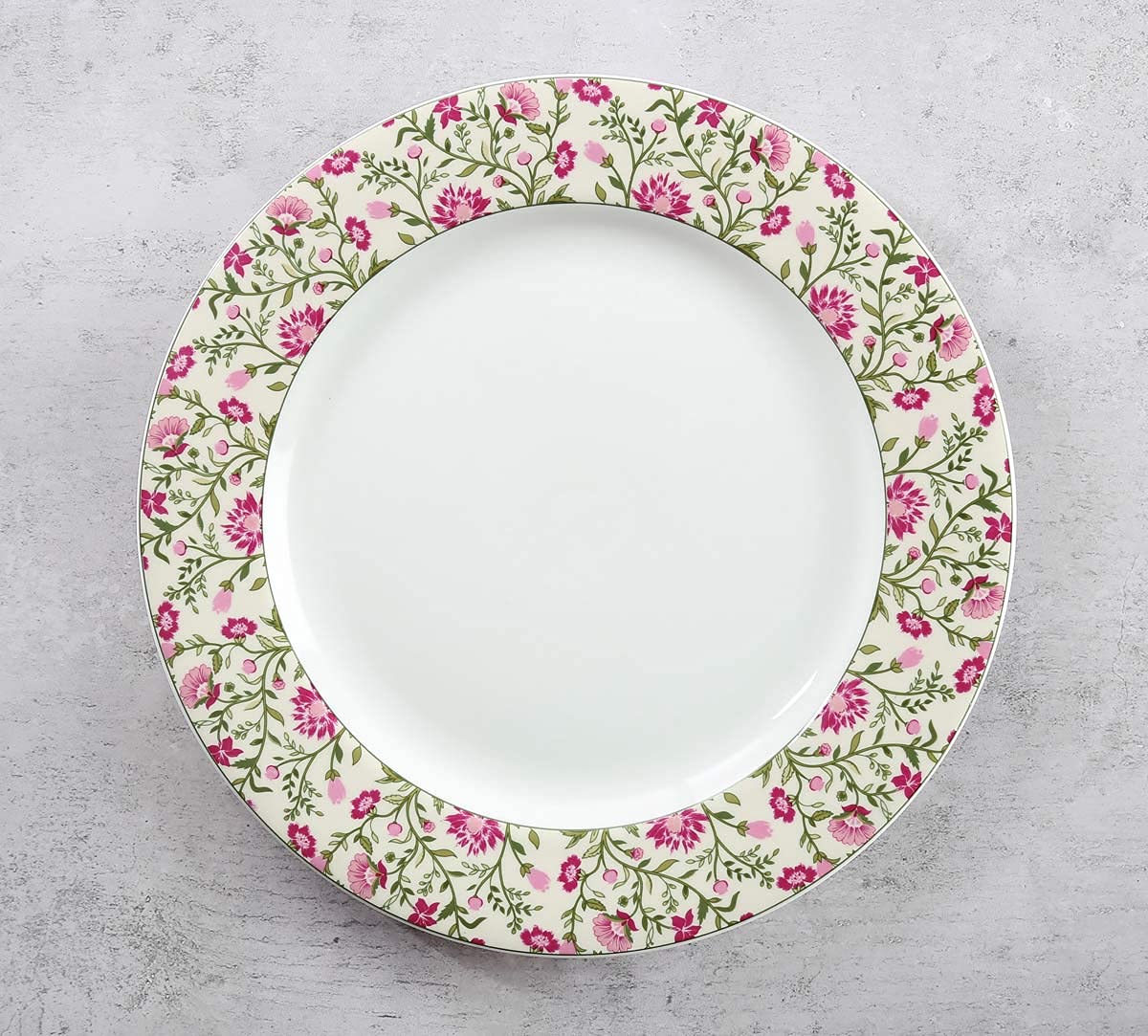 Krsnaa Mehta India Circus Rose Mallow Dinner Plate -2
