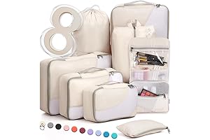 OlarHike 8-Piece Packing Cubes for Travel
