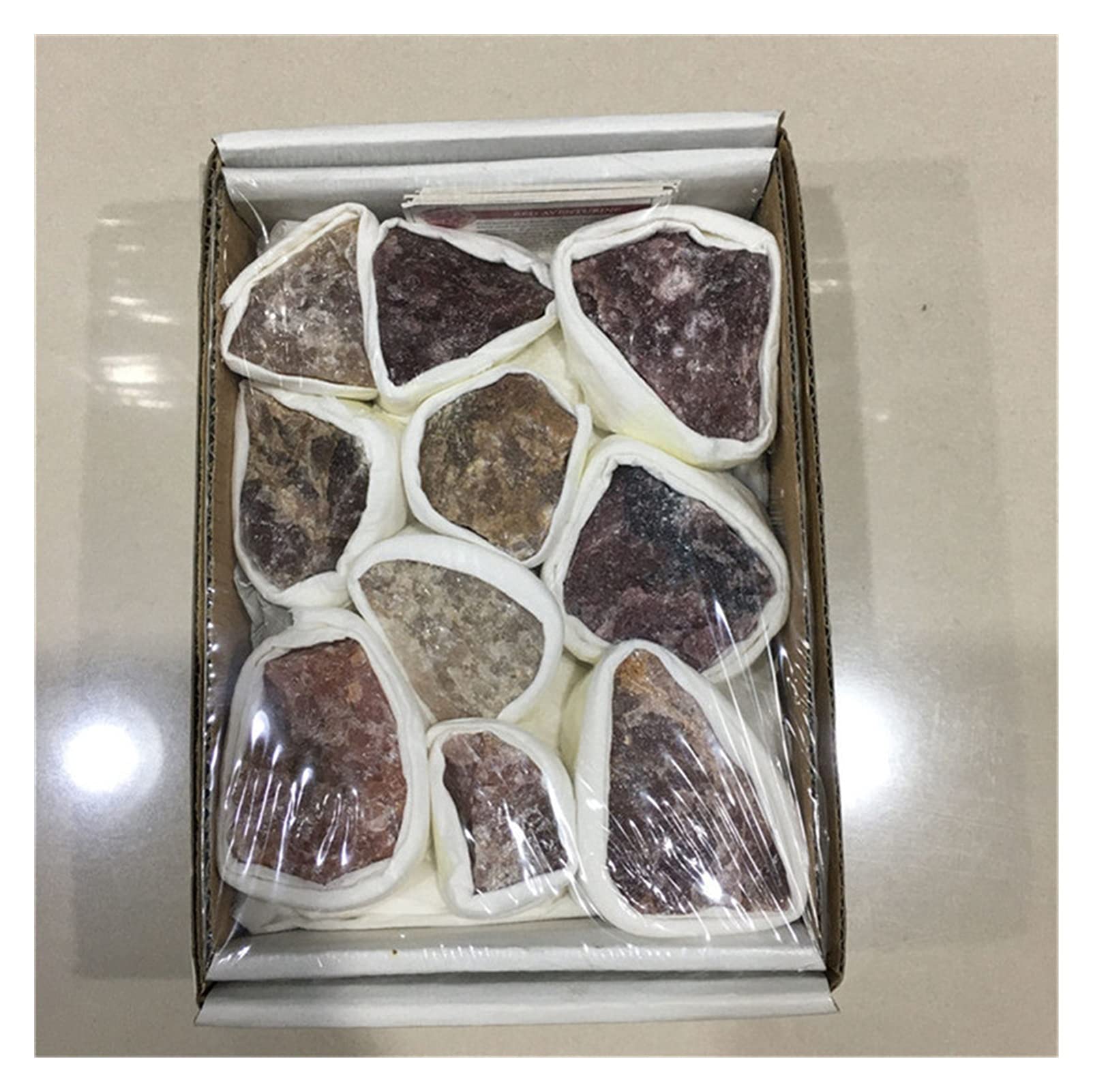 Cristal de quartz naturel contre le stress intérieur avec minéraux bruts