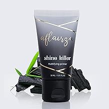 Aflairza Shine Killer Mattifying Primer with Charcoal & Bamboo, Pore Minimizer (30ml) Long-Lasting Face Makeup Base Cheeks, Forehead for Oily Skin Flawless, Shine-Free Finish All Day