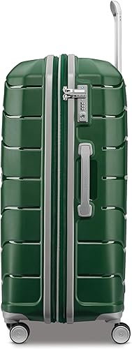 Miniatura 2 de Samsonite - Equipaje ligero y suave de la colección Ascella 3.0, con ruedas giratorias, Verde Pino, Grande de 28 pulgadas, a cuadros