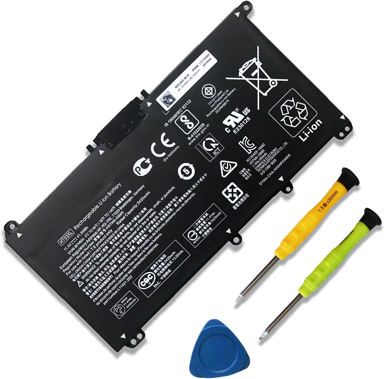 HT03XL Battery For HP Pavilion 15-DA 15-CS 15-CW Serie L11119-855 L11421-421 NEW - Foto 3