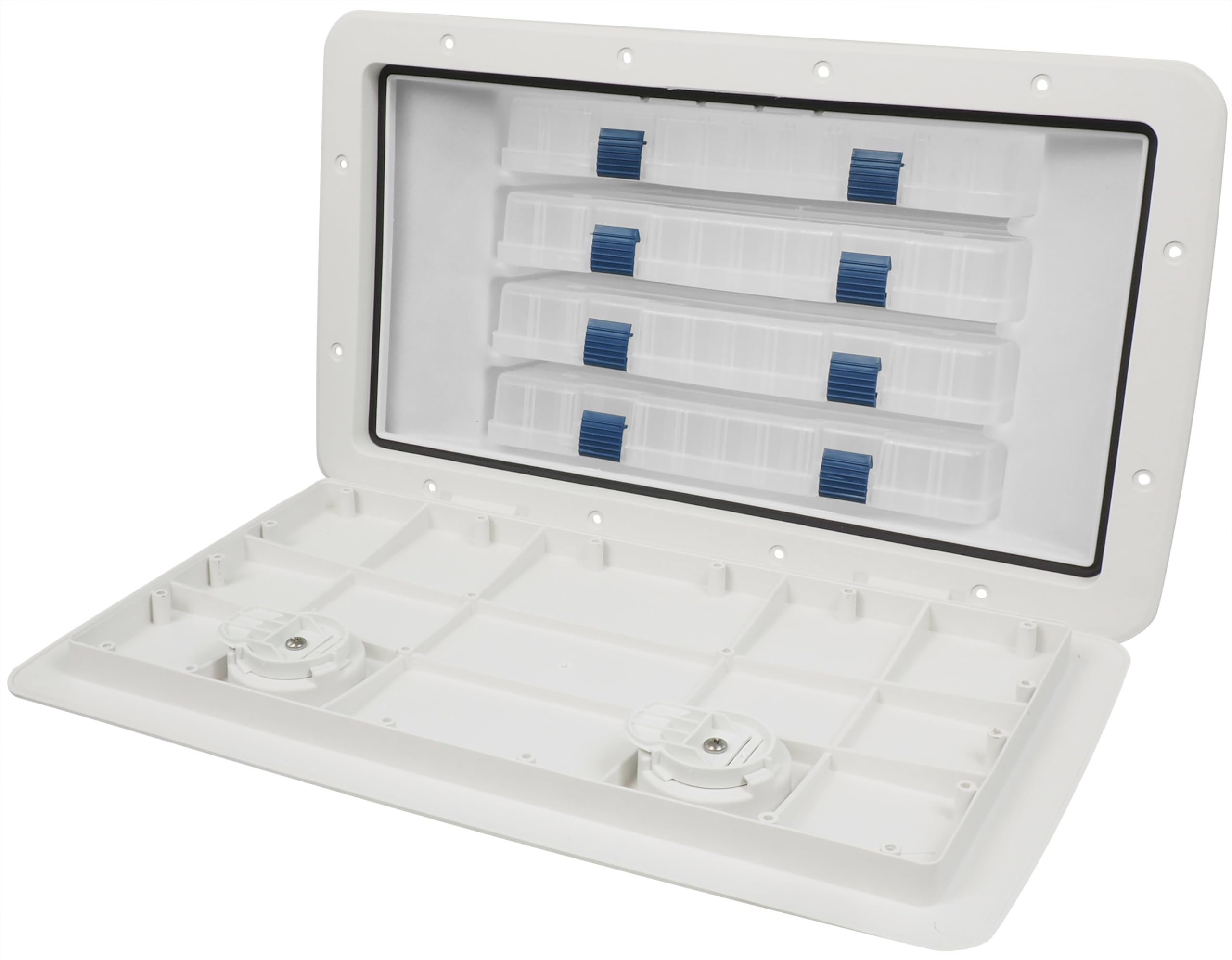 Waterproof Snackle Box Deck Stoage Box Otate To Open And Close