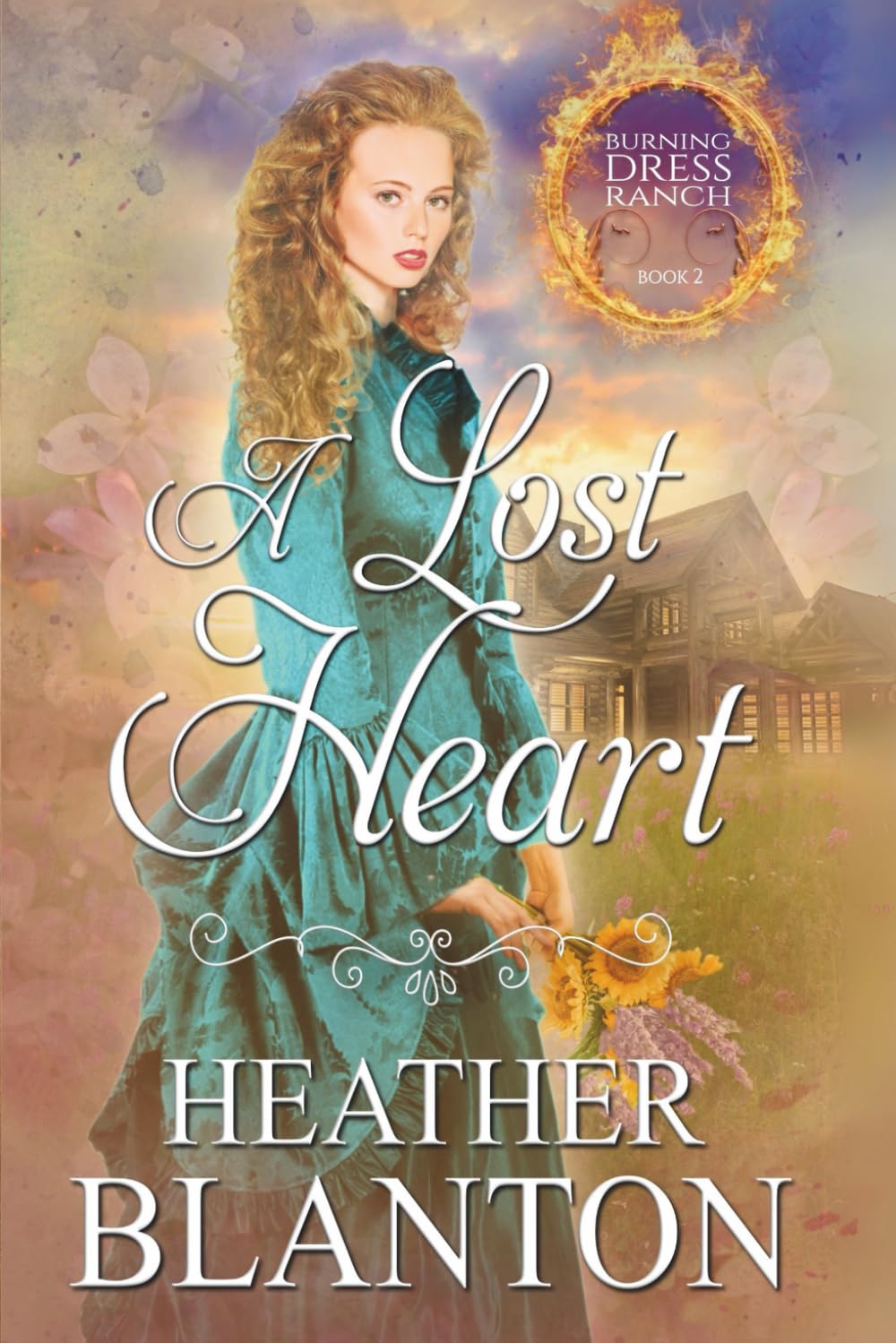 A Lost Heart: A Sweet Western Christian Romance (Large Print): Burning Dress Ranch
