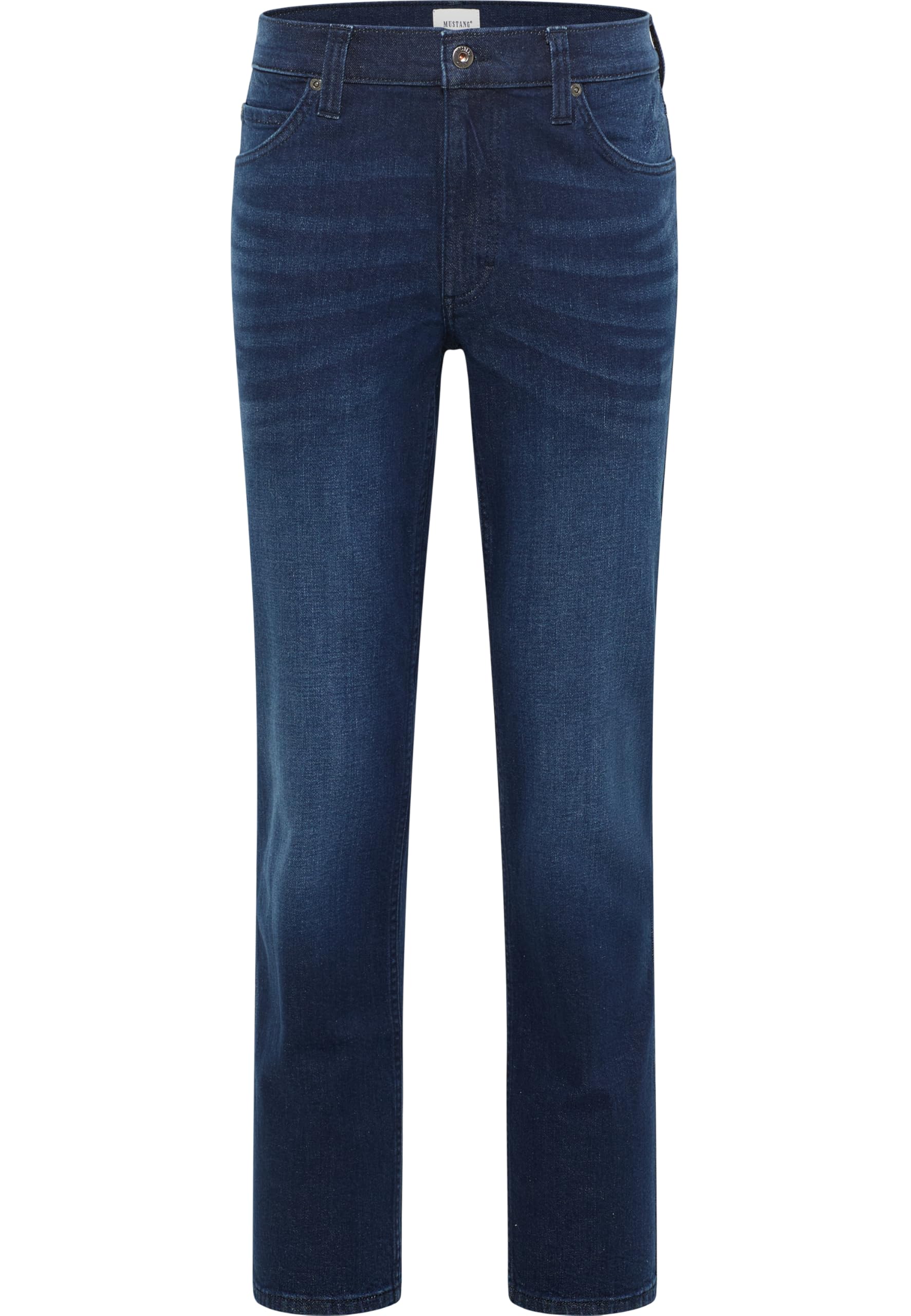 MUSTANG Men's Style Tramper Straight Jeans, mid-Blue, 34 W/36 L