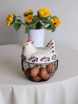 Amazon.co.jp: tonntyann 鶏型 エッグホルダー 卵入れ25個 キッチン