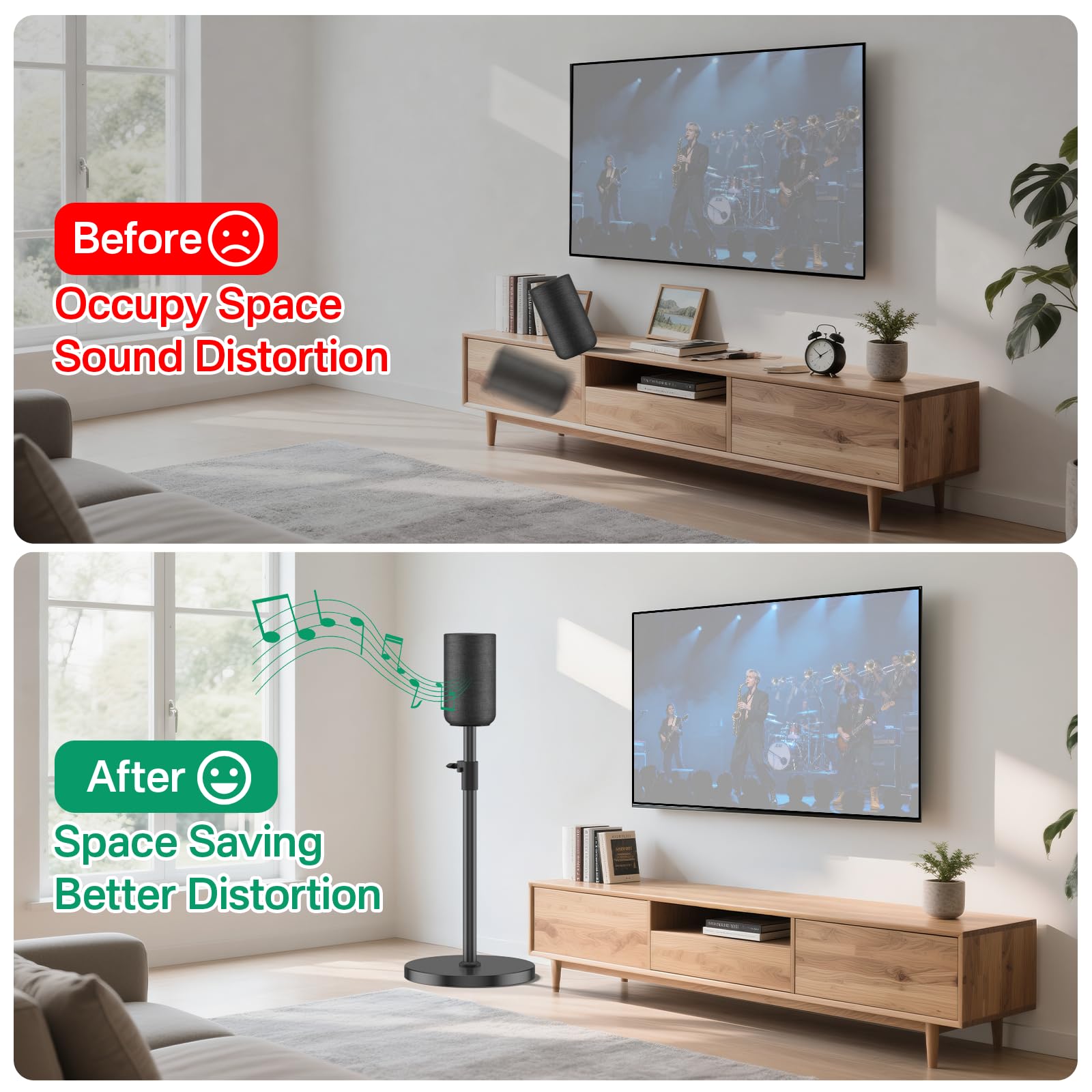 Amazon | Sony SA-RS5ワイヤレスリアスピーカースタンド用高さ調節可能