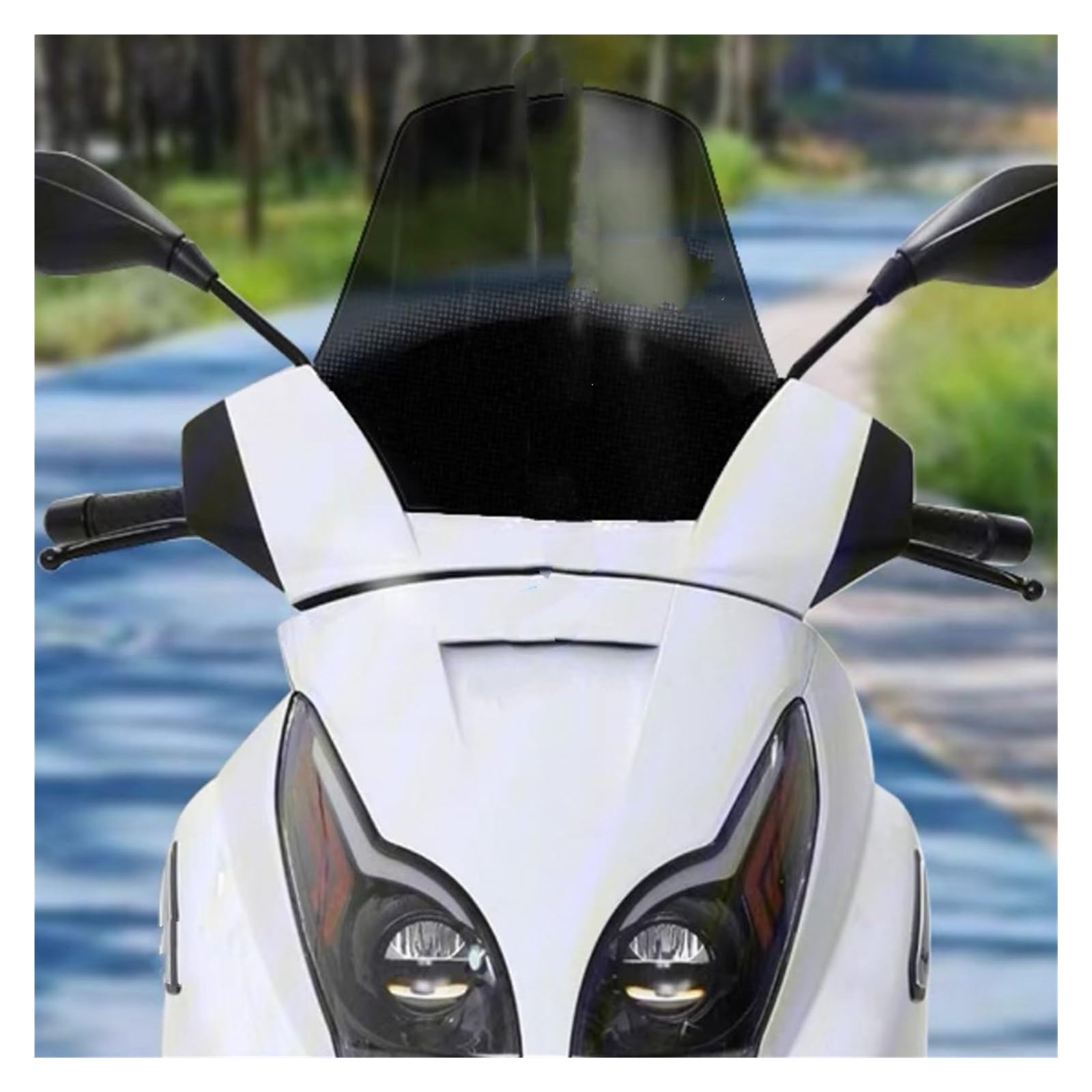 Windshields Motorcycle For Piaggio X7 Motorcycle Windscreen Windshield Covers Screen Motorbikes Flector Motorcycle Windshield (Color : D)