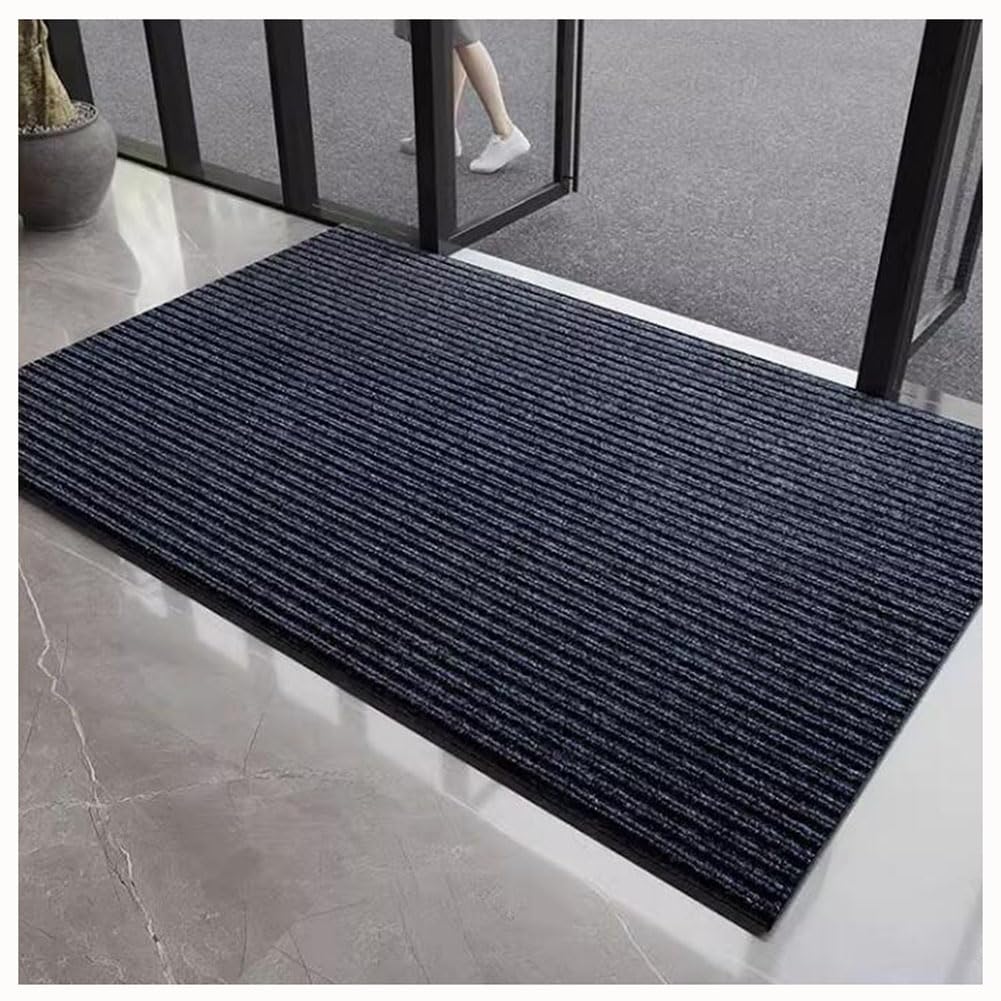 Alfombra 160x300cm Antideslizante Alfombra Dirt Stopper Con Reverso De Goma Alfombrillas Lavables Interior Y Exterior, Alfombrillas Alfombra De Entrada Para Cocina, Felpudos Multiusos(Size:90x180cm)