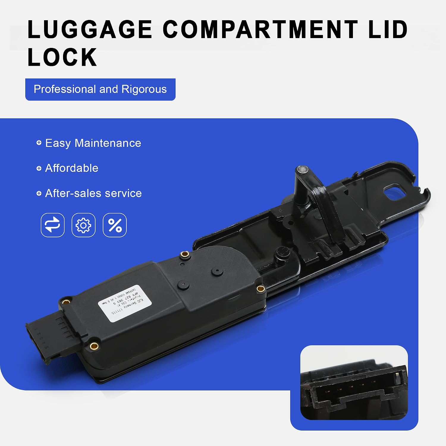 4F9827383G 4F9827383B Tailgate Trunk Latch Power Striker Plate Motor Lock Compatible with Audi A4 S4 Avant Quattro A6 Q5 Q7 RS6 RS4 Skoda 2005-2017