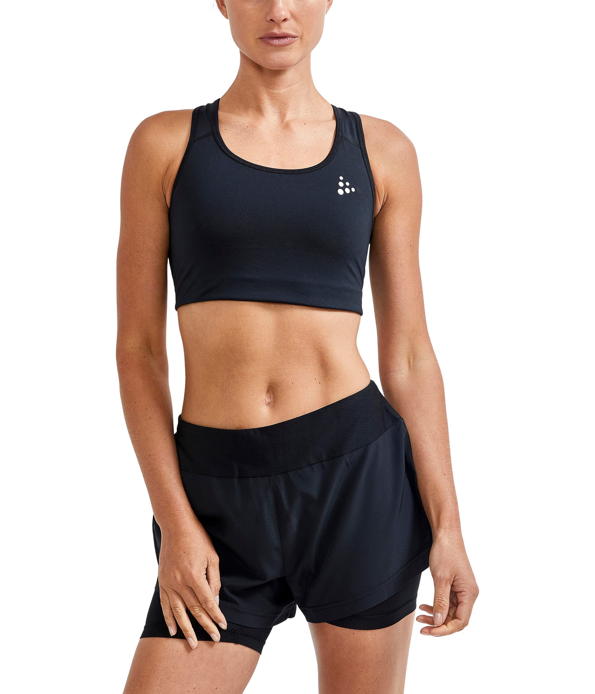 Craft Women's Noir Sports Bra Classic