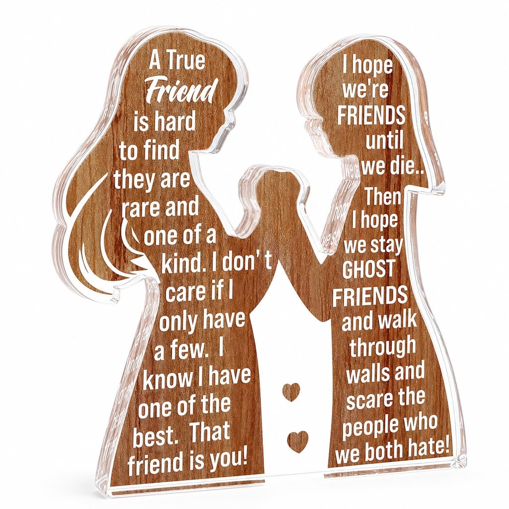 Best Friend Birthday Gifts for Women, Special Friend Gifts Acrylic Plaque