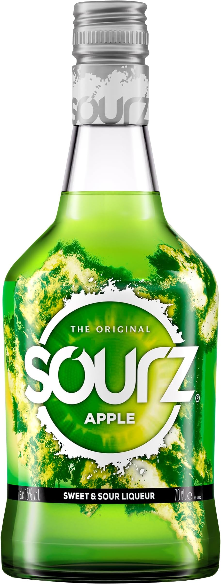 Sourz Apple Liqueur 15% – 70cl – Fruity, Tangy & Vibrant – Perfect for Parties & Creative Cocktails