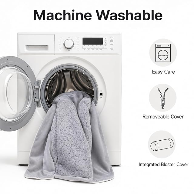 Foto 5 de 8 de WESTERN HOME Cama grande para perros, camas ortopédicas para perros con forro impermeable