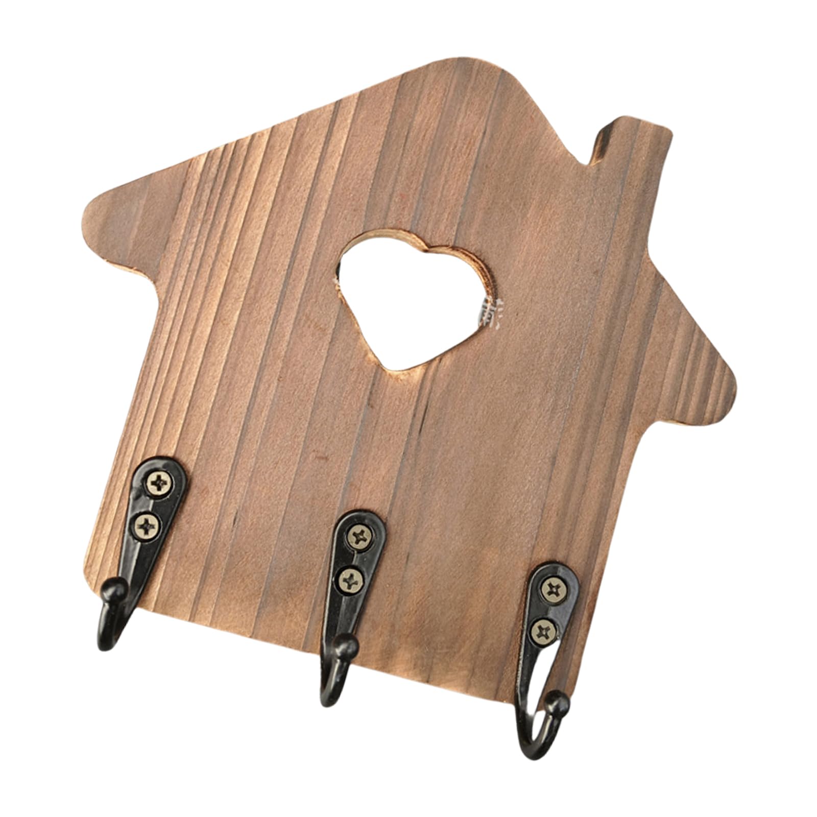 YWLUUOO Decorative Wooden Holder Coat Hanger with Hanging Hooks Wall Mounted Entryway Storage Rack Home Decoration Decorative Hooks