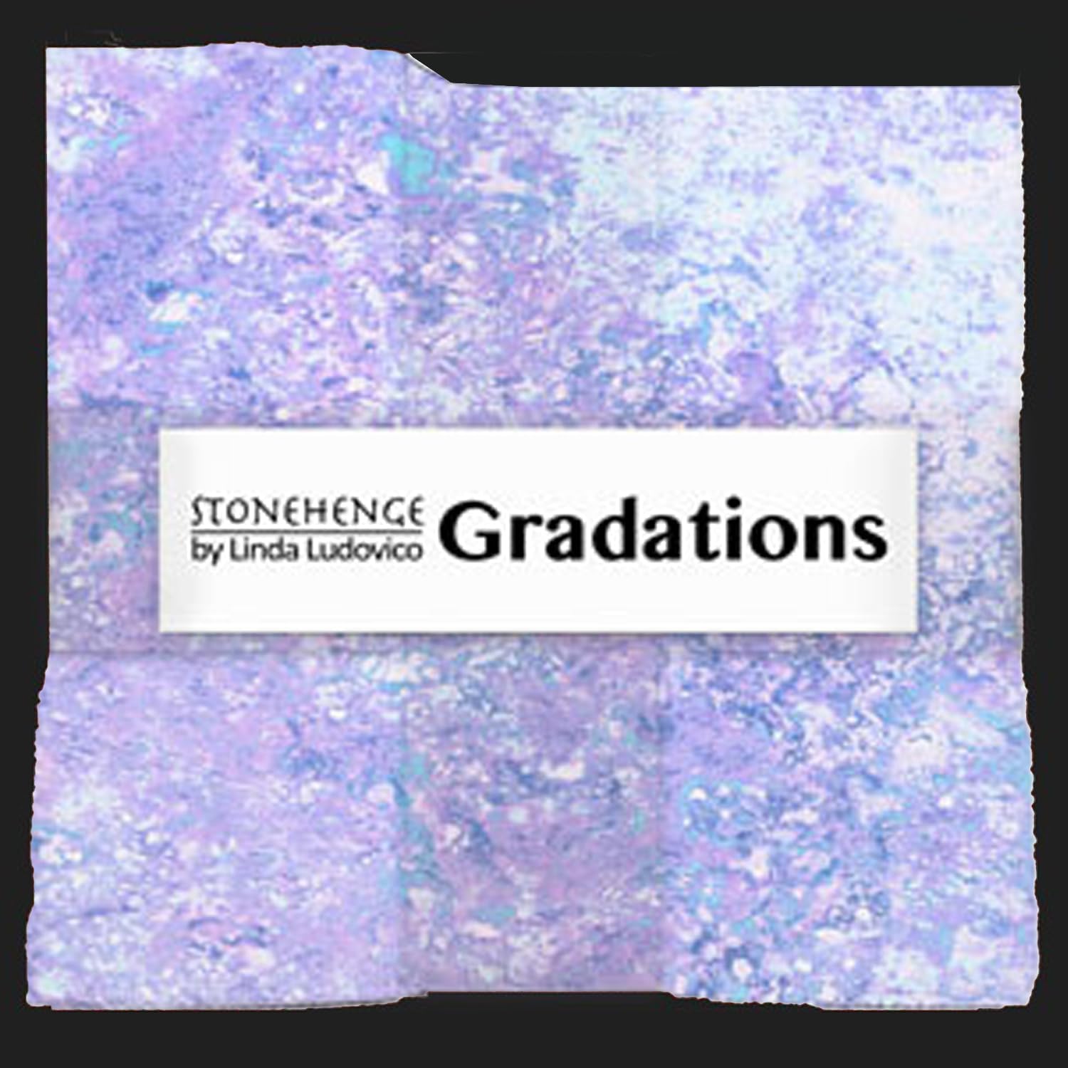 Northcott Stonehenge Gradations Fabric Strips - 10 Inch Squares Fabric Layer Cakes for Quilting - Twilight