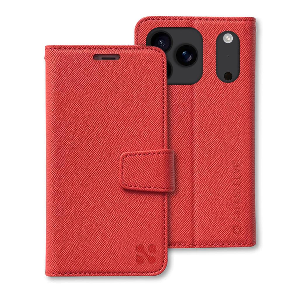 Amazon.com: SafeSleeve Wallet Leather Case for iPhone 17 Pro Max