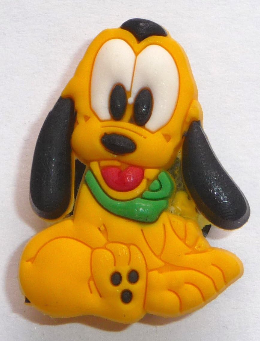 Baby Pluto Dog Pup wagging tail Disney JIBBITZ Crocs Hole