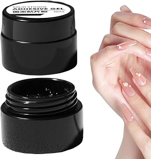 5 Pieces of Solid Nail Adhesive | Nail Glue Gel | Nail Adhesive for Artificial Nails | Strong UV Nail Adhesive | Nail Builder | Strong Nail Gel for Long-lasting Home Salon