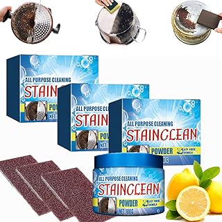 Range Hood Rust Removal Cleaning Powder, Powerful Kitchen All-Purpose Powder Cleaner, Foam Rust Remover Kitchen All-Purpose Cleaning Powder, Soak to Clean Greasy Dirt (3pcs)