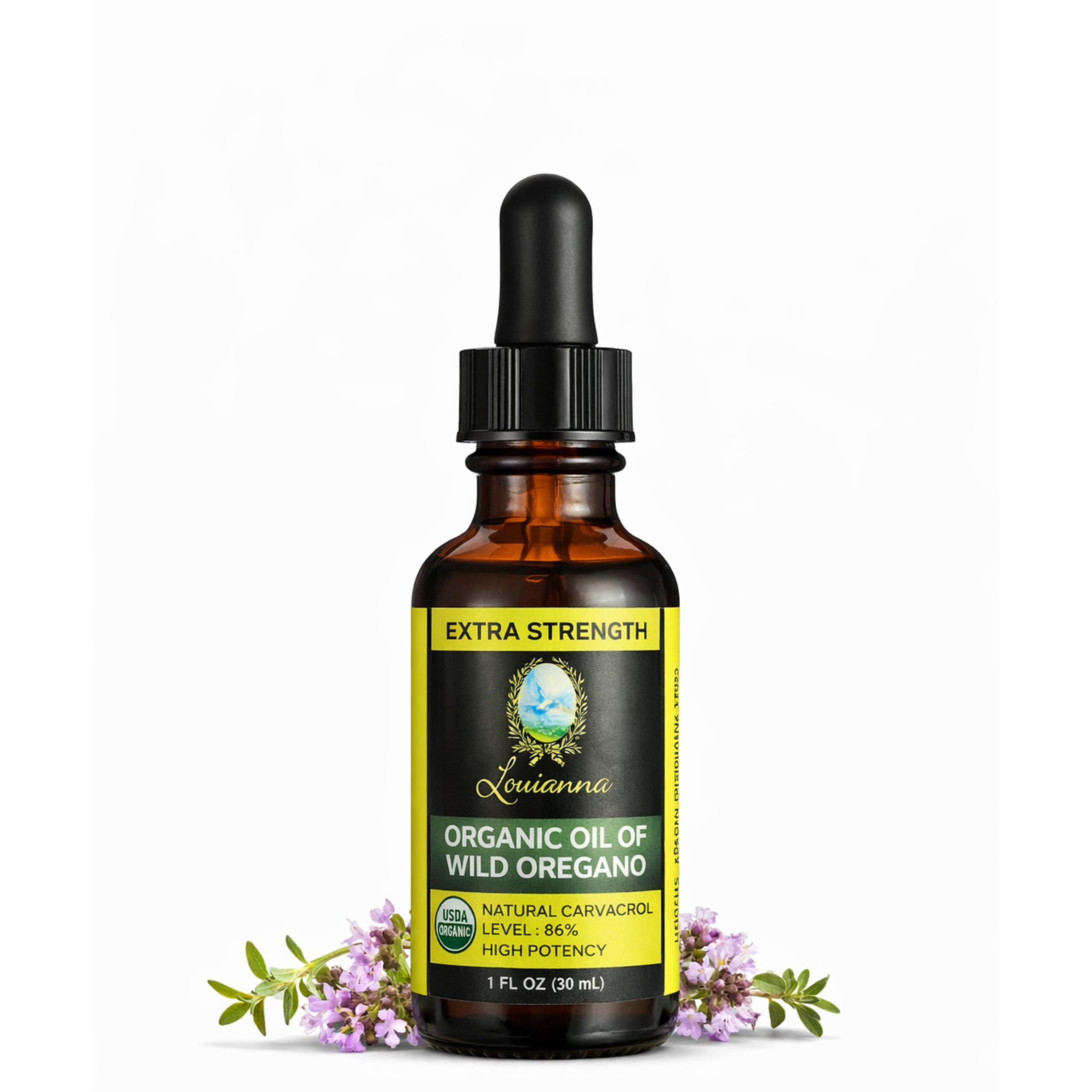 Louianna Organic Wild Oregano Oil, Aceite de Oregano, Pure Oil of Oregano Drops, with 86 Percent Carvacrol, for Oral or Topical Use, Immune and Seasonal Support, 30 ml — Amazon image 4