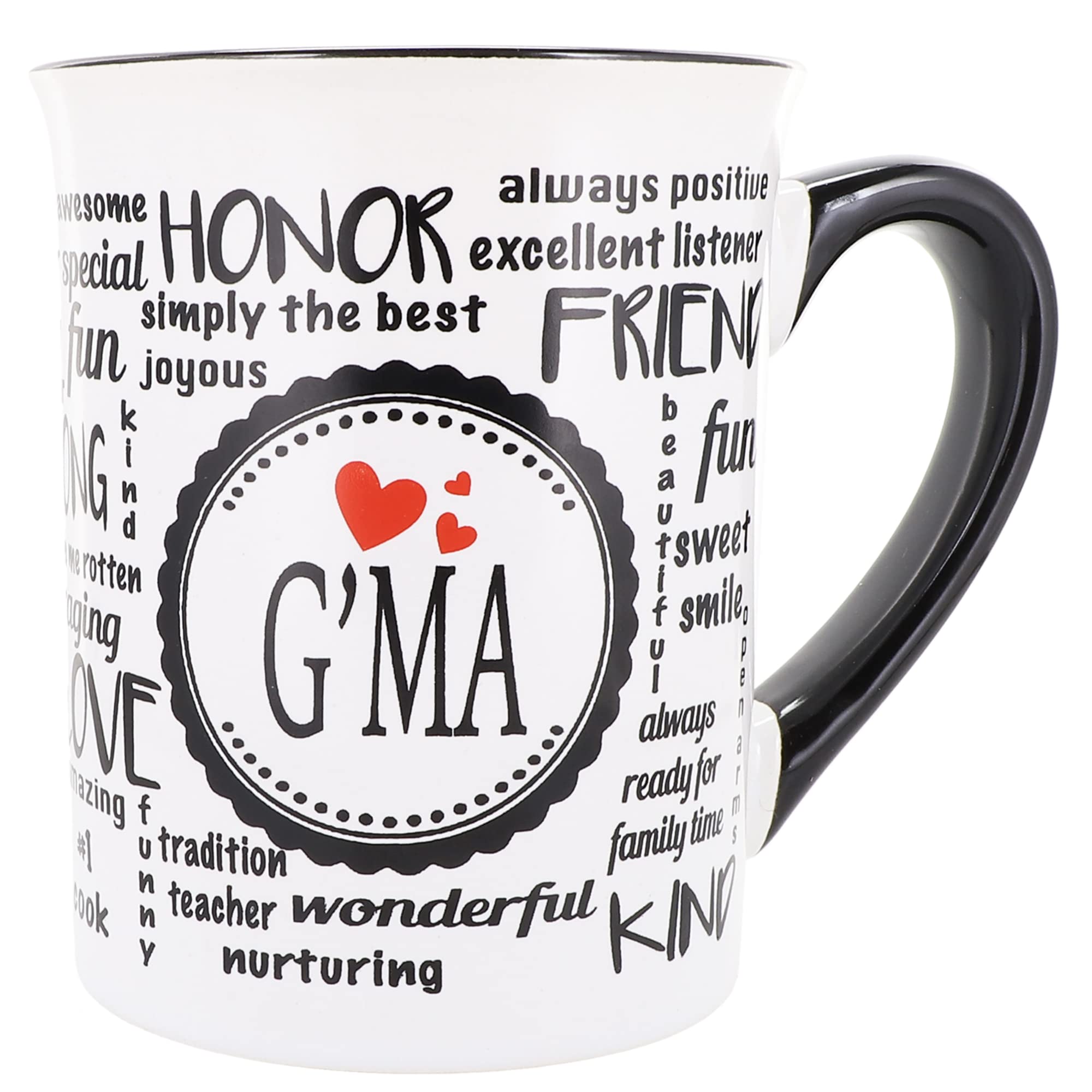 Cottage Creek Mugs - 16oz. Large Ceramic G'ma Coffee Cup - Ideal G-Ma Stoneware Mug for Kitchen, Office & Home Decor - Gifts for Women, Grandma, Mom, Grandparents