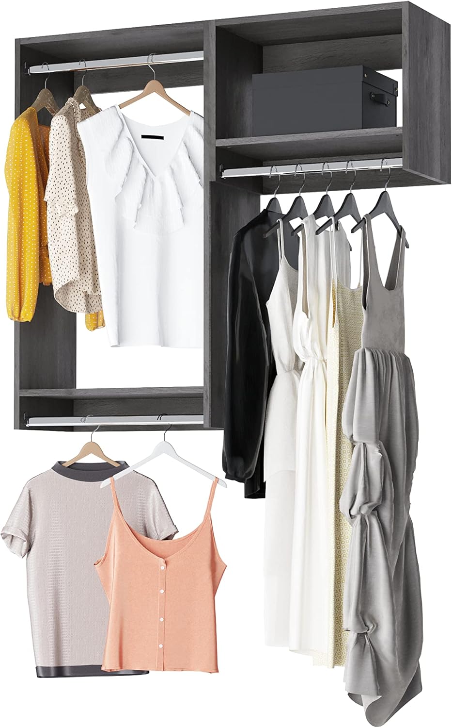 Buy Modular Closet System Hanging Closet Organizer and Clothes