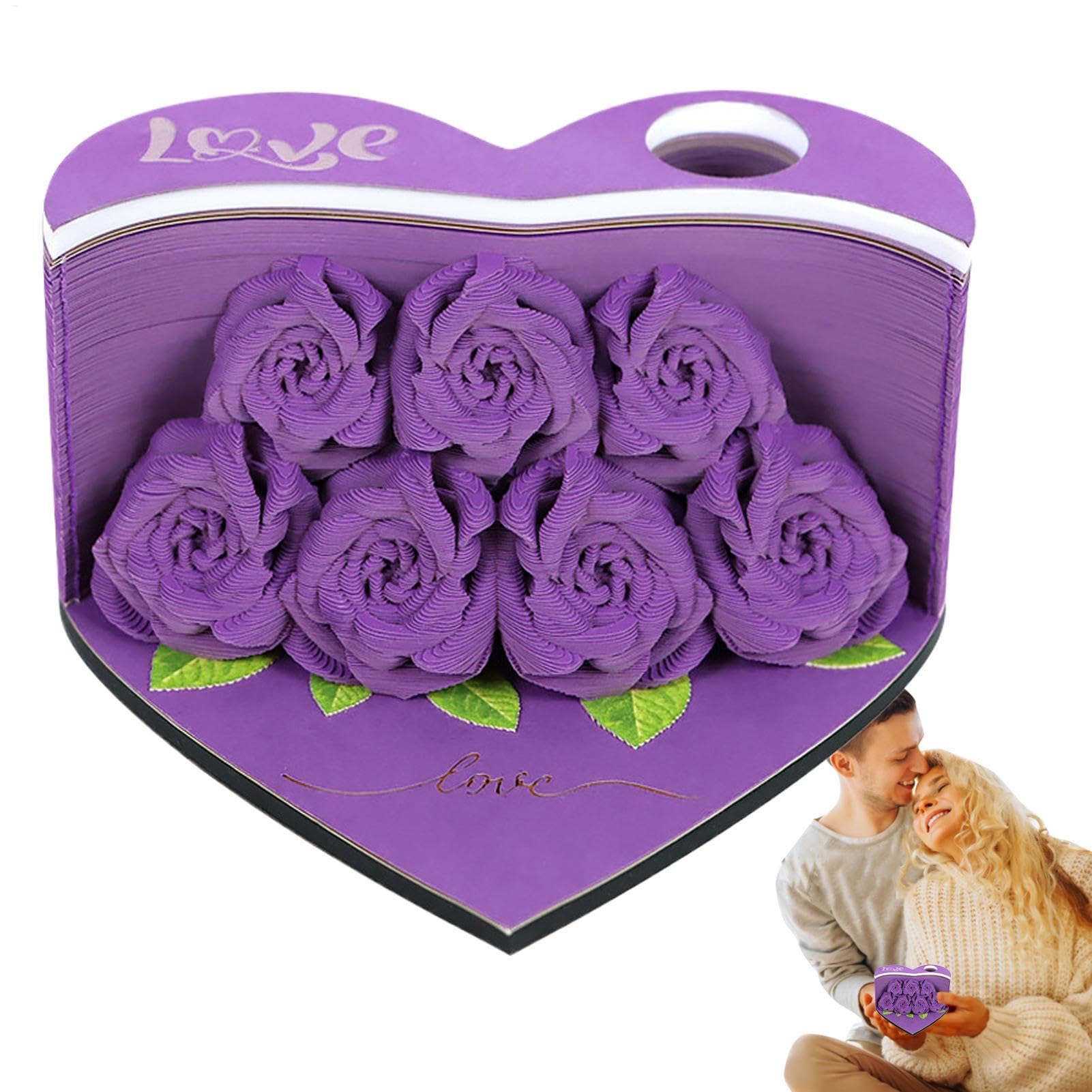 Bloc Mémo 3D 156 Feuilles Papier Non Adhésif Forme Loisirs Créatifs