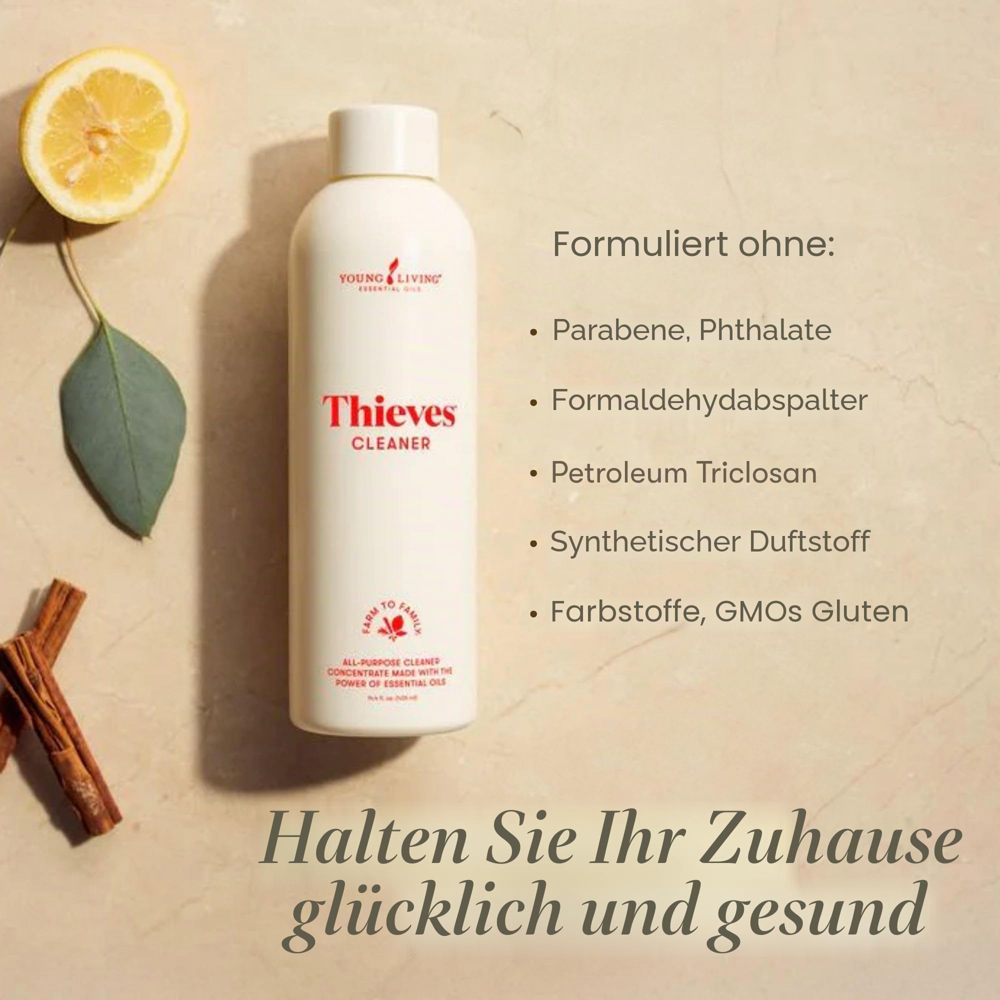 Young Living Thieves Haushaltsreiniger 14.4 fl.oz.(Premium pack) grau