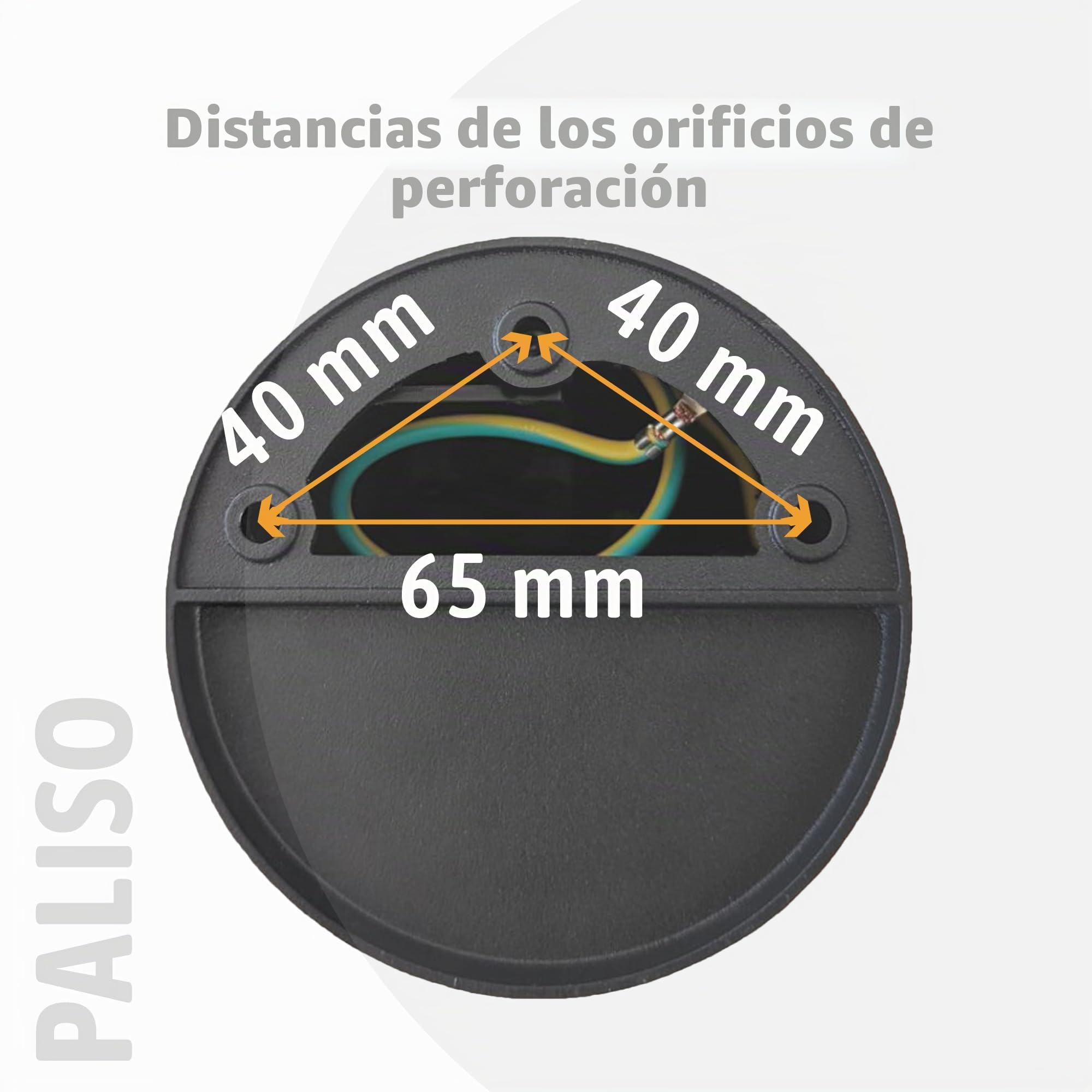 SSC-LUXon PALISO Design - Columna de enchufes con 2 enchufes para jardín y exterior, columna de energía con puerta, color negro, IP44, altura 39,5 cm